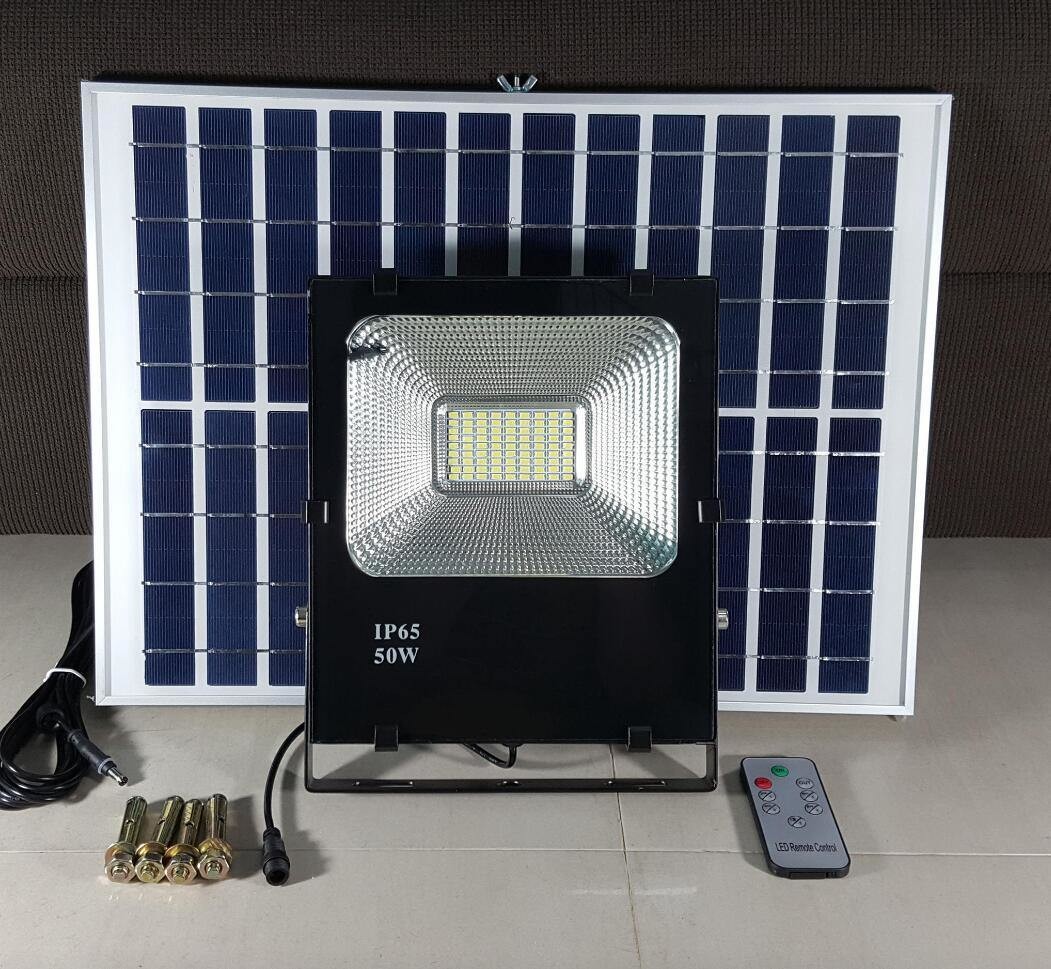 China Synsvo Solar Power LED Floodlight Off Grid With 500W Sensor Solar Billboard Light for sale