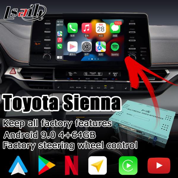 Quality Car Multimedia Interface Android auto carplay interface For TOYOTA Sienna for sale