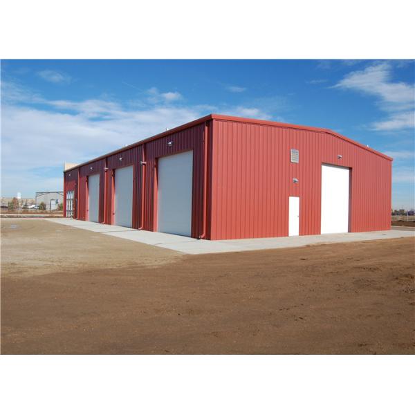 Quality Custom Made Prefab Metal Storage Buildings , Metal Frame Storage Sheds Anti Seismic for sale