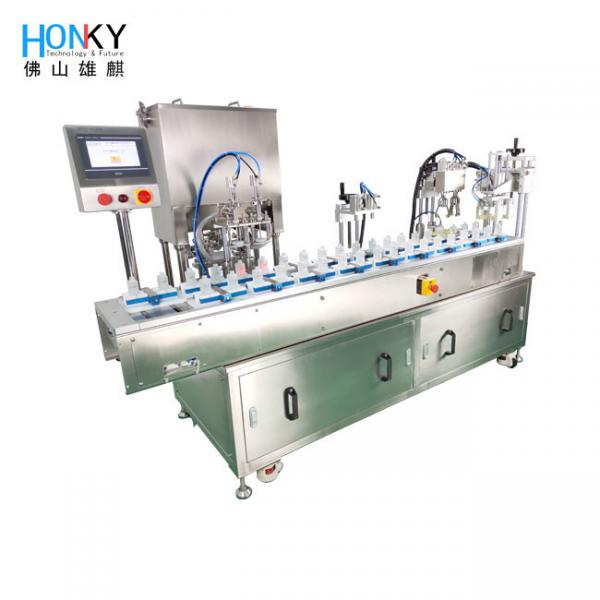 Quality 2400 BPH AC 380V Glass Bottle Filling And Capping Machine For Whiten Cream for sale