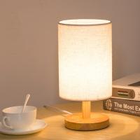 China Modern table lamp bedroom study bedside lamp solid wood magnetic table lamp(WH-MTB-99) factory