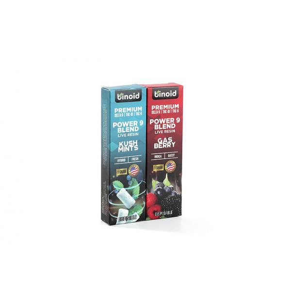 Quality Personalized  Logo Cannabis Box Packaging Carton Mini Vape CMYK Printing 30ml for sale