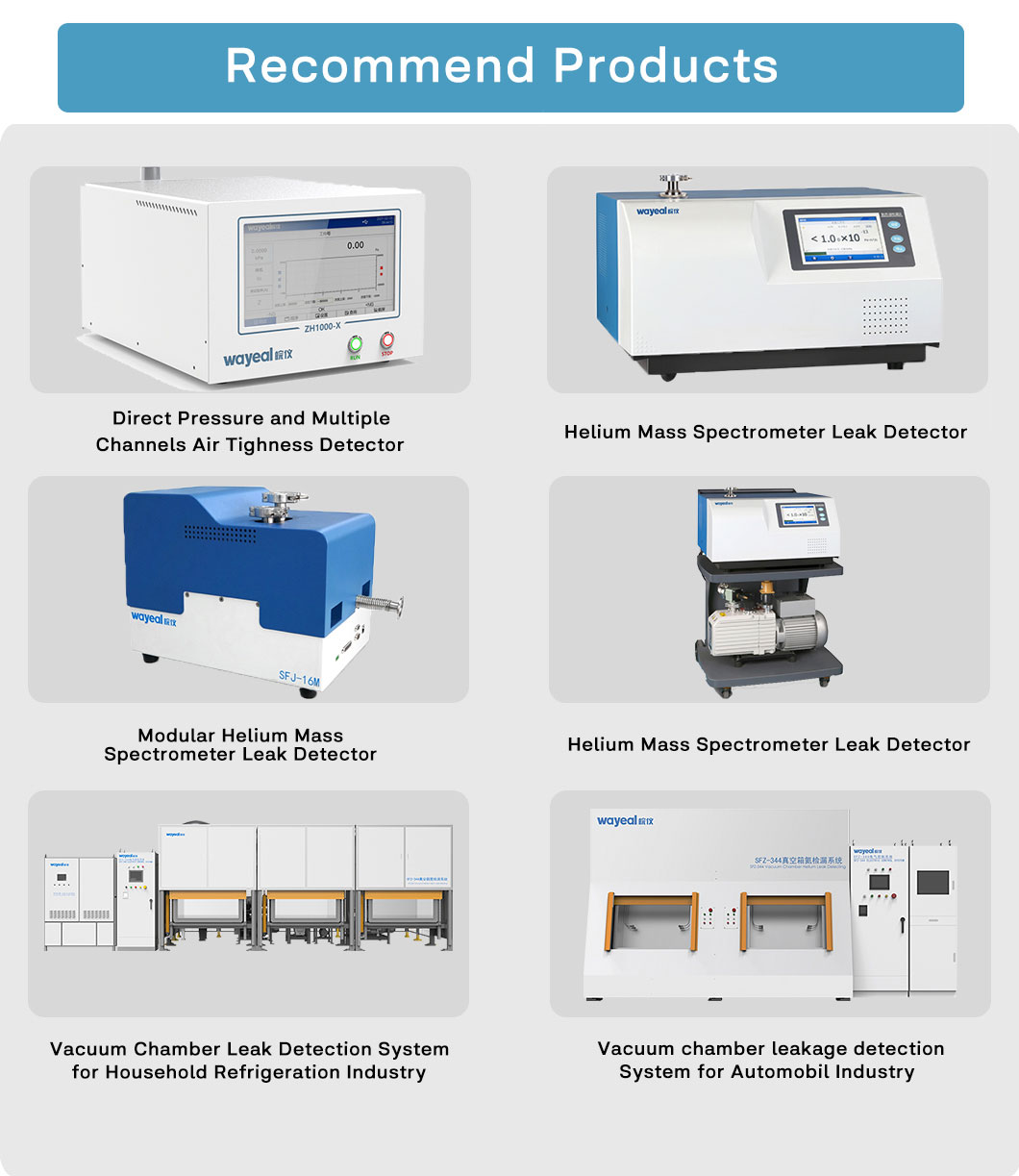 Helium Mass Spectrometer Leak Detector