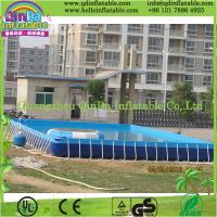 China Above Ground Frame Swimming Pool PVC Swimming Pool for Water Park factory