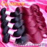 China Beauty Hair Peruvian body Wave Hair Wholesale Unprocessed Human Ombre Hair Weaves factory