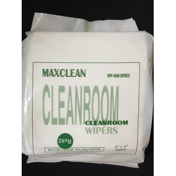 Quality 140GSM Cleanroom Wiper Polyester Double Knit Wiper Size 4
