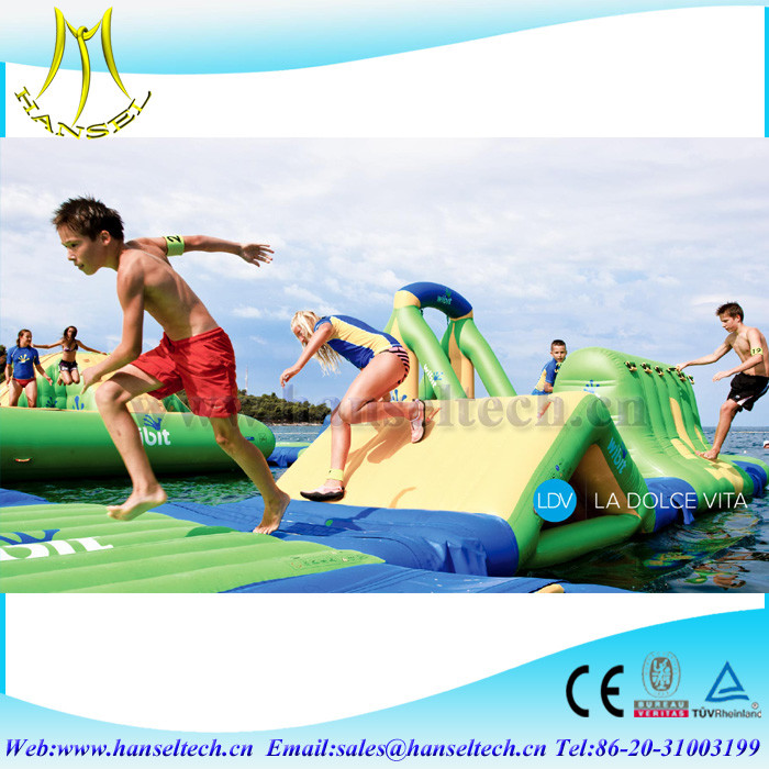China Hansel fantatic inflatable island and float ourdoor factory