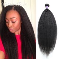 China Beauty Mongolian 6A Virgin  Hair  Kinky Straight No Terrible Smell for sale