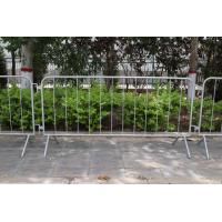 China Temporary Road Safety Traffic Crowd Control Barrier Fence Galvanized factory