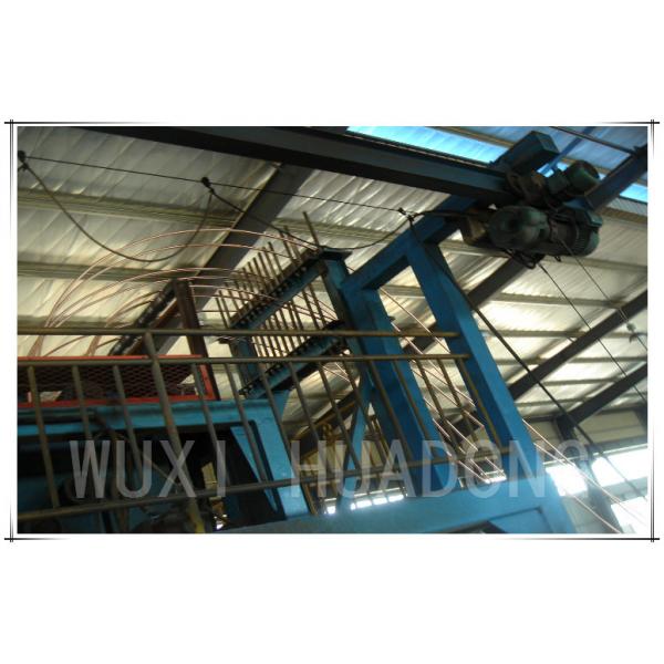 Quality Copper Custom Upward Continuous Casting Machine 1.3kw Servo Motor For 8mm Rod for sale