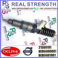 Quality DELPHI 4pin injector 21569191 Diesel pump Injector VOLVO BEBE4J00001 BEBE4J01001 for sale