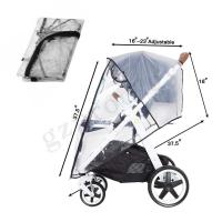 China PVC Stroller Rain Cover Universal Stroller Accessory Baby Travel Weather Shield Windproof Protect From Dust factory