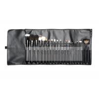 China 21Pcs Professional Makeup Brush Set With A Free PU Leather Rolling Bag , Cosmetic Brush Collection factory