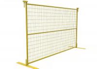 China Bright Color Versatile Construction Site Temporary Fence Canada Commercial 6ftx10ft factory