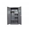 China Bedroom Furniture Metal Wardrobe Closets For Clothes Electrostatic Spray Coated factory