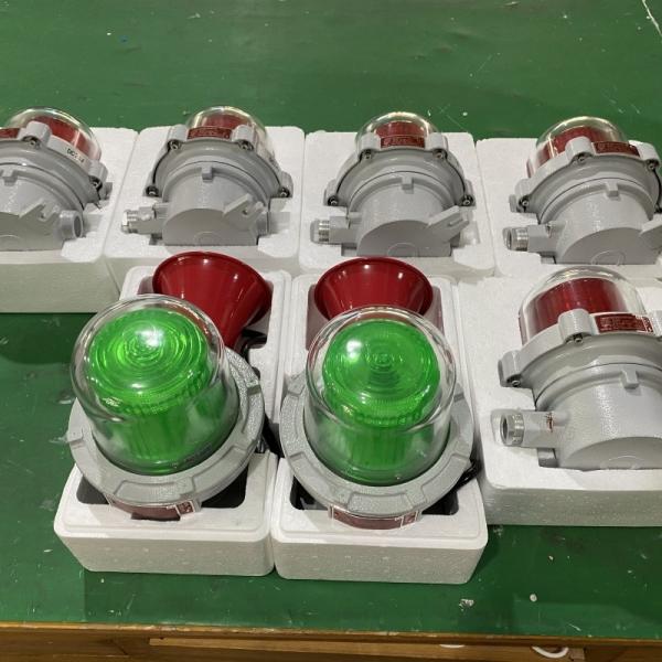 Quality 120dB Cage Led Explosion Proof Indicator Lights Solar Powered Aviation Warning 3w 5w 10W for sale