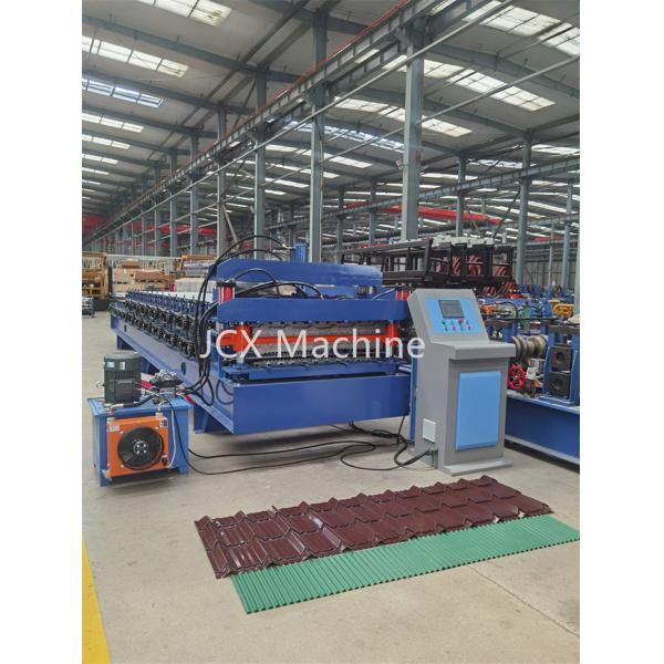 Quality Automatic High Speed Roof Panel Roll Forming Machine Double Layer 4KW Hydraulic Motor for sale