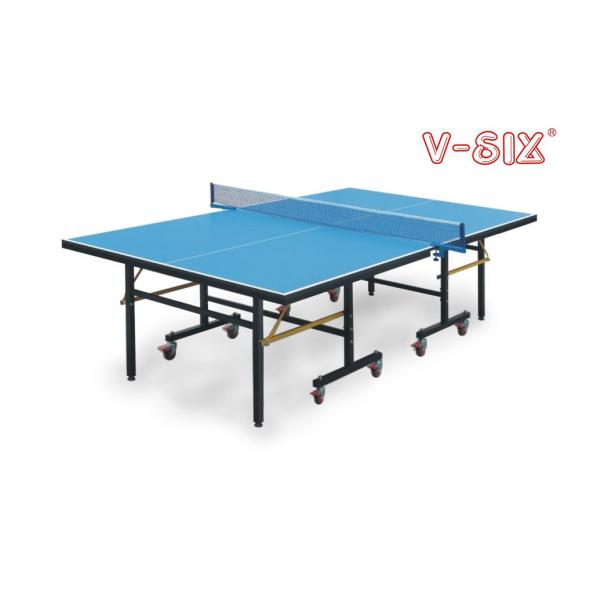 Quality Durable Outside Ping Pong Table Single Folding With Aluminum Plastic Board Easy Moveable for sale