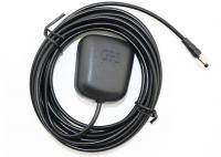 China Black GPS Navigation Antenna RG174 3M Cable 1575.42 MHZ For Car factory