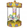 China 3 Seats Carousel Coin Operated Kiddie Ride / Carousel Horse Ride On Toy factory