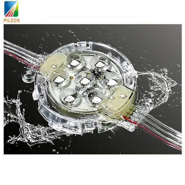 Quality IP67 DC24V 50MM LED Pixel Light Full Color Breakpoint Continuous Transmission for sale