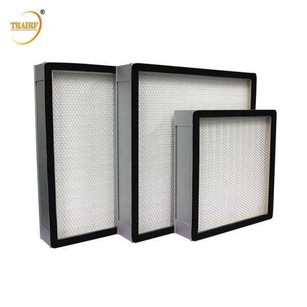 Quality 320*320*90mm High Efficiency Deep Pleat H13 H14 HEPA Air Filter For Ventilation System for sale