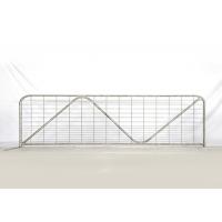 China Anti Crrosion Steel Field Gates , Welded Wire Mesh Steel Farm Fence Gate factory