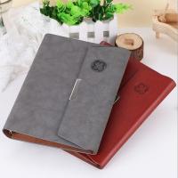 China Supper gift Three folding loose spiral diaries Leather diary LN-004 factory
