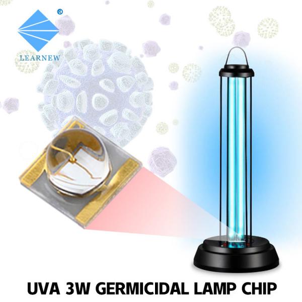 Quality Long life UVA Led 3W 405nm UV LED Chip with Low thermal resistance for sale