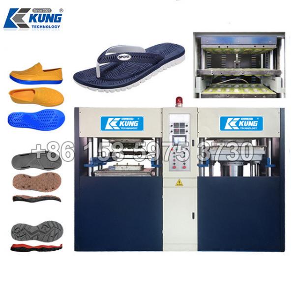Quality Electric Two Station EVA Sole Making Machine Practical Double Color for sale