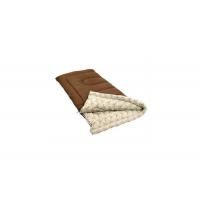 China Rectangular Down Mountain Sleeping Bags 100% Cotton Brown Flannel Envelope Sleeping Bags factory