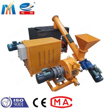 China Piston Structure Pump Concrete Block Making Machine For Building Thermal Insulation factory