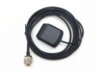 China TNC Male Connector Portable Car GPS Antenna , Vehicle Gps Antenna With RG 174 3 M Cable factory