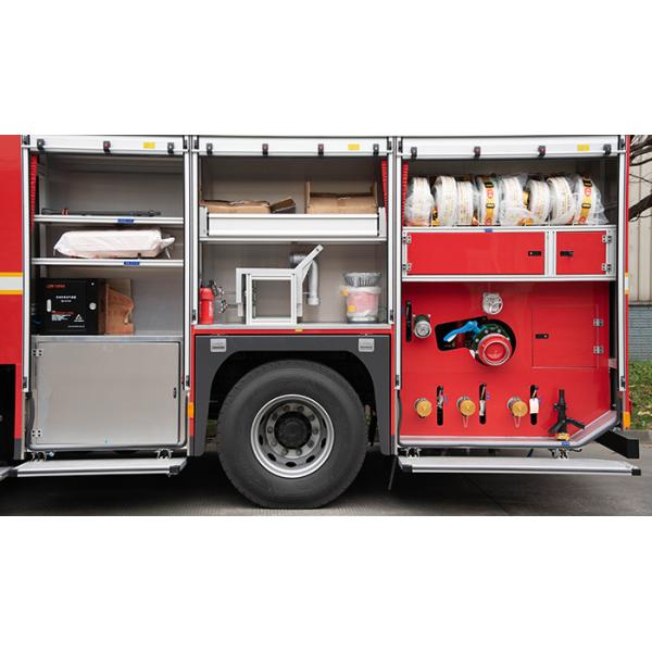 Quality SCANIA Water Foam Emergency Fire Truck with Double Cabin for sale
