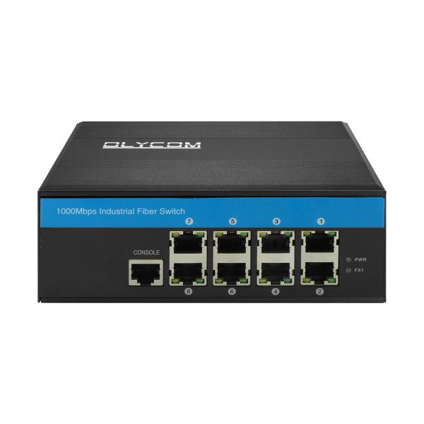Quality 8 Port Managed POE+/ PoE++ Gigabit Ethernet Switch 240W Active POE Industrial for sale