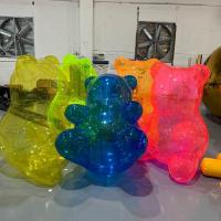China Colorful Airtight Transparent PVC Clear Inflatable Gummy Bear Inflatable Teddy Bear factory