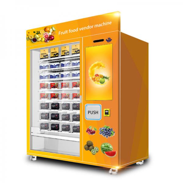 Quality 22 Inch Touch Screen Frozen Food Vending Machine For Outdoor 120W for sale