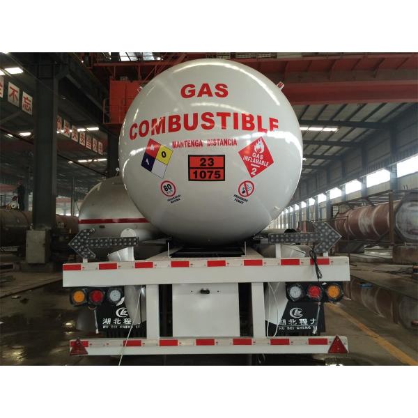 Quality Semi Trailer LPG Gas Tanker Truck 14000Gal 54000 Liters In Hemispherical Dish for sale