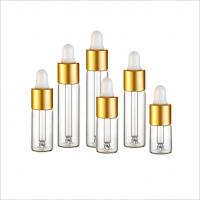 Quality Gold Cap Cosmetic Glass Bottle 3ml 4ml 5ml 7ml 8ml 10ml Recycled Glass Cosmetic for sale