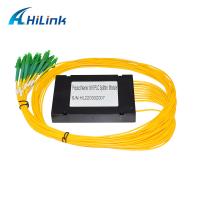 Buy cheap 1X16 Single Mode PLC Optical Splitter ABS Box 3mm Cable LC / APC Connectors from wholesalers