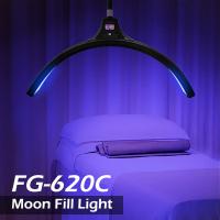 China 60w LED Half Moon Light With Flexible Head Facial Nail Led Lash Lamp factory