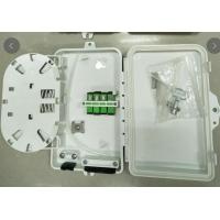 Quality ABS FTTH System Fiber Distribution Box With Key 4 Core 4 Port 205*135*40mm for sale