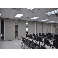 China Plywood Meeting Room Hanging Sliding Door Banquet Hall Partition Wall factory