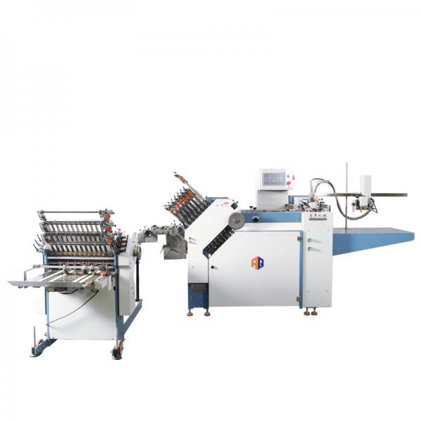 Quality Silent Belt Drive Pharmaceutical Leaflet Folding Machine With Paper Ejection Function for sale