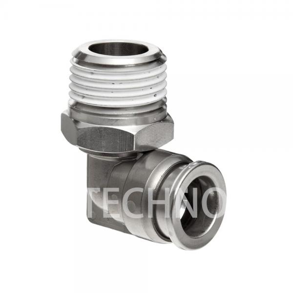 Quality CE SMC KQG2L16-03S Pneumatic Hose Fittings Threaded Connection Fluid SS316 for sale
