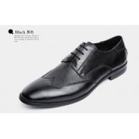 China Anti - Slip Italy Handmade Oxford Shoes , Full Grain Leather Mens Brown Formal Shoes factory