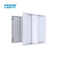 China Office/School LED Troffer Lights White Powder Painted Steel 120 Degree Beam Angle factory