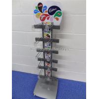 China Freestanding Metal Chocolate Sweet Display Stand 12 Hooks For Snacks Store factory