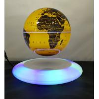 China new christmas gift led light magnetic floating levitate globe with lighitng change for business gift factory