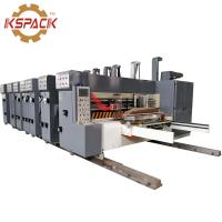 Quality lead edge feed pizza box 5 color middel speed Automatic Printing slotter and Die for sale